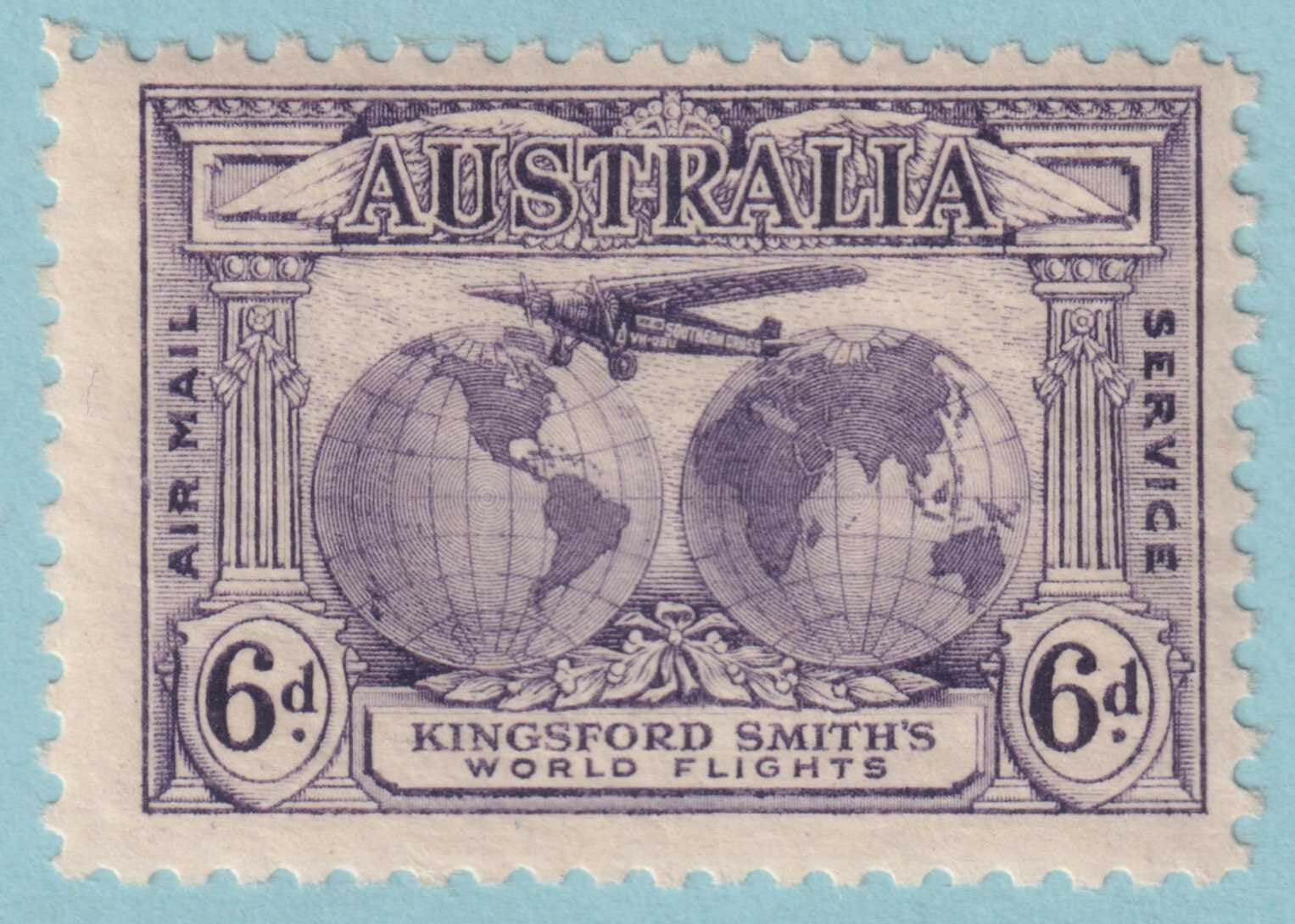 AUSTRALIA C2 AIRMAIL  MINT NEVER HINGED OG ** NO FAULTS VERY FINE! - KWZ