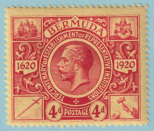BERMUDA 77 MINT HINGED OG*  NO FAULTS VERY FINE! - GEK