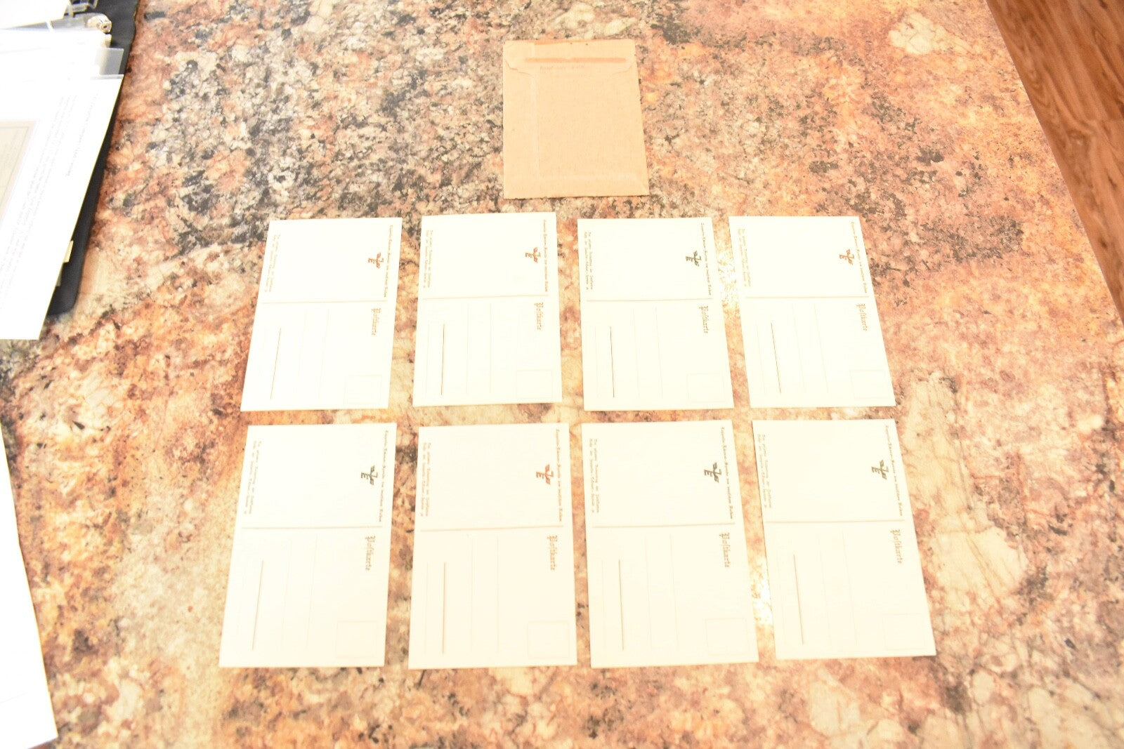 ARTIST CARDS 8 ZEPPELIN-ECKNER DONATION CARDS DESTRUCTION OF AIRSHIP HANGER RARE