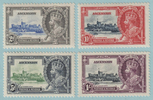 ASCENSION ISLAND 33 - 36  MINT HINGED OG * NO FAULTS VERY FINE! - S309