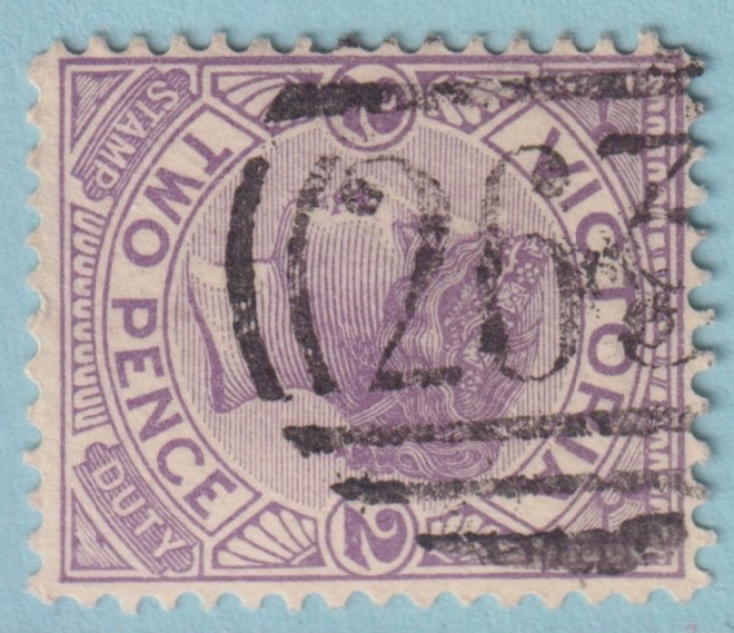 AUSTRALIA VICTORIA BELLARINE 263 CANCEL POSTMARK RATED (S) BY FREEMAN BKS