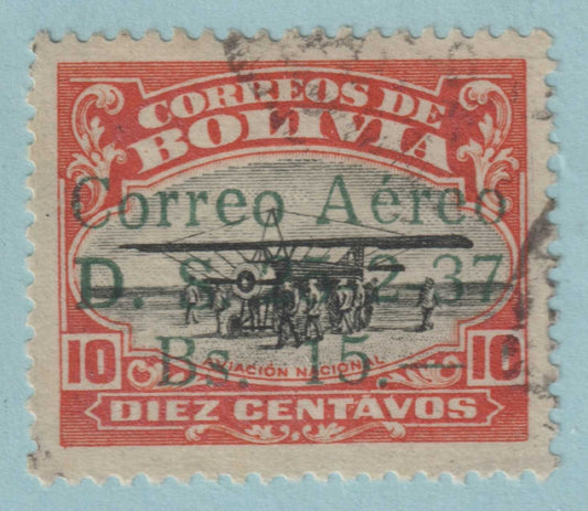 BOLIVIA C58 USED NO FAULTS VERY FINE! AIRMAIL UWW