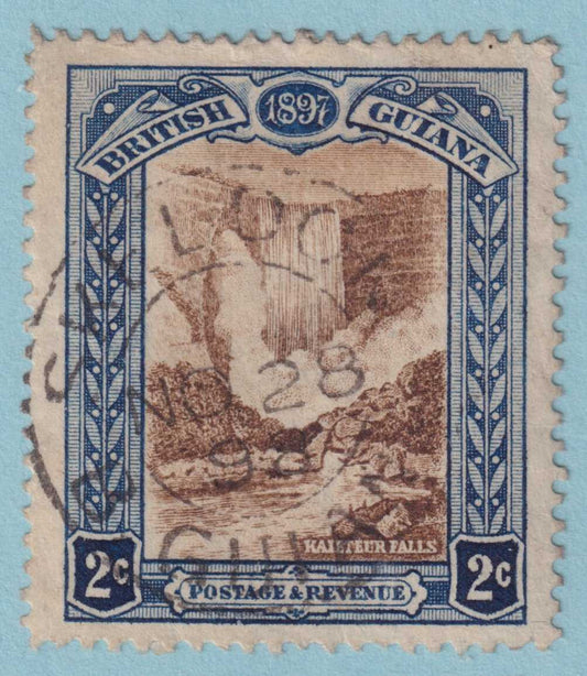 BRITISH GUIANA 153  USED - "SKELDON" CANCEL - NO FAULTS VERY FINE! - KFI