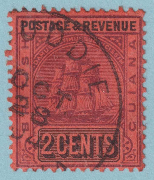 BRITISH GUIANA 134  USED - "SUDDIE" CANCEL - NO FAULTS VERY FINE! - LEX