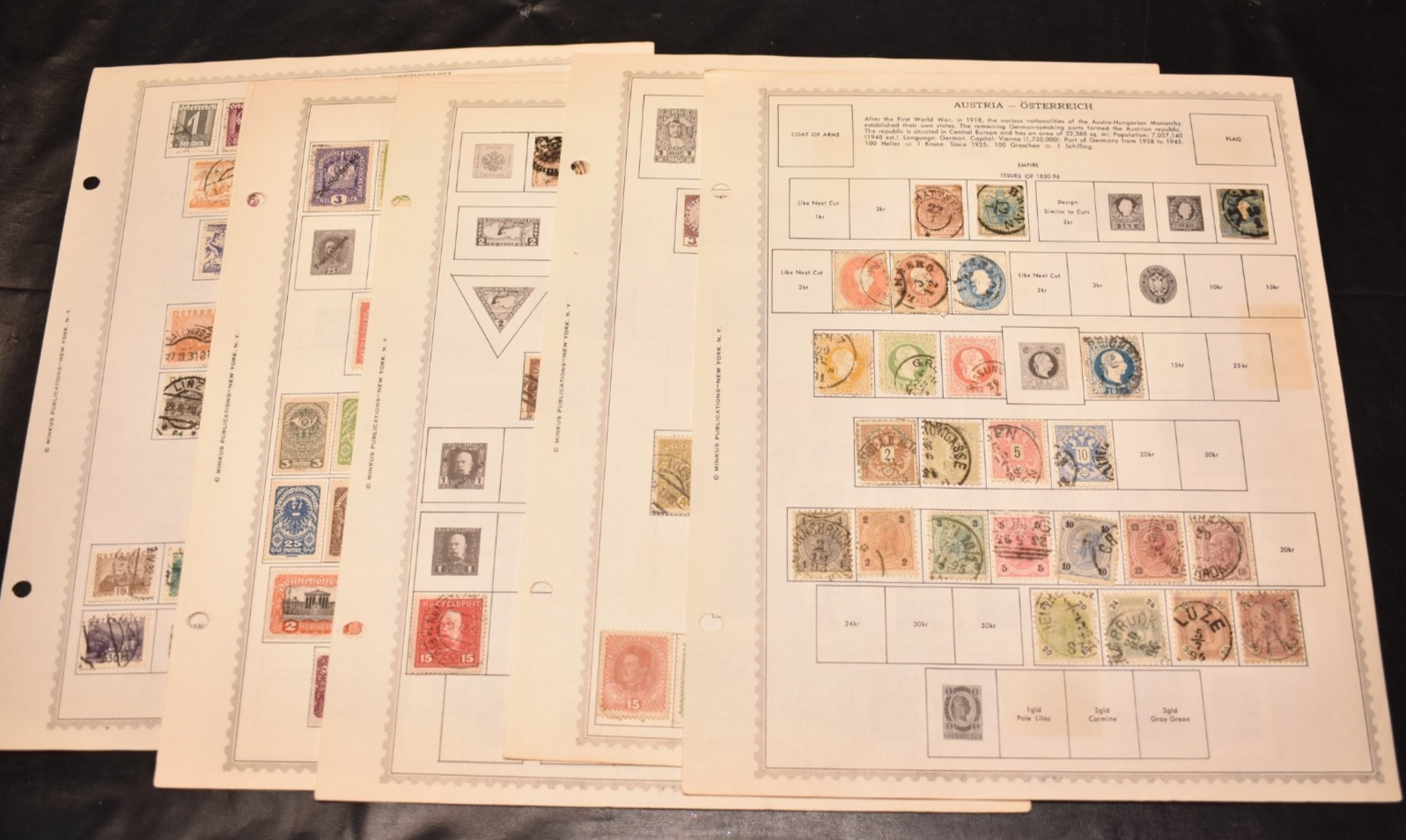 AUSTRIA - STRONG MINT AND USED COLLECTION ON ALBUM PAGES - BIN GAB