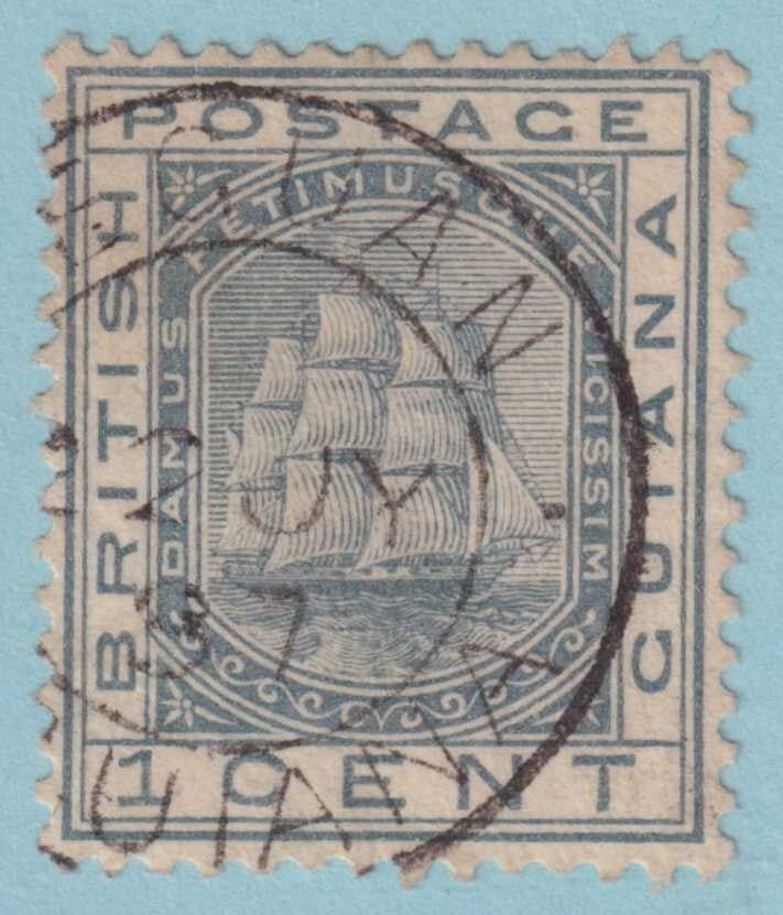 BRITISH GUIANA 107  USED - "LEGUAN" CANCEL - NO FAULTS VERY FINE! - BHR