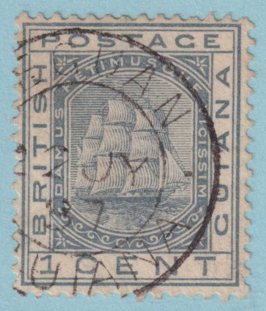BRITISH GUIANA 107  USED - "LEGUAN" CANCEL - NO FAULTS VERY FINE! - BHR
