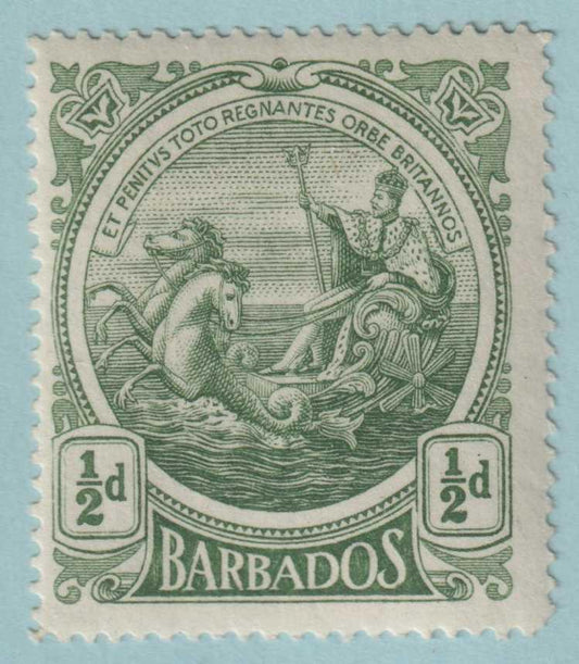 BARBADOS 128  MINT LIGHTLY HINGED OG * NO FAULTS VERY FINE! - ENE
