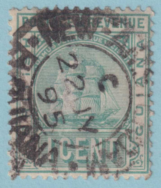 BRITISH GUIANA 131  USED - "NEW AMSTERDAM" CANCEL - NO FAULTS VERY FINE! - MUN