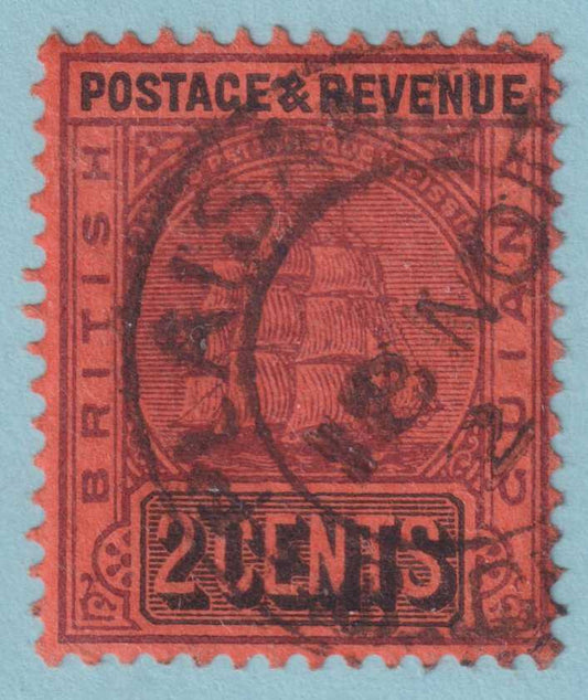 BRITISH GUIANA 134  USED - "PLAISANCE" CANCEL - NO FAULTS VERY FINE! - ZLP