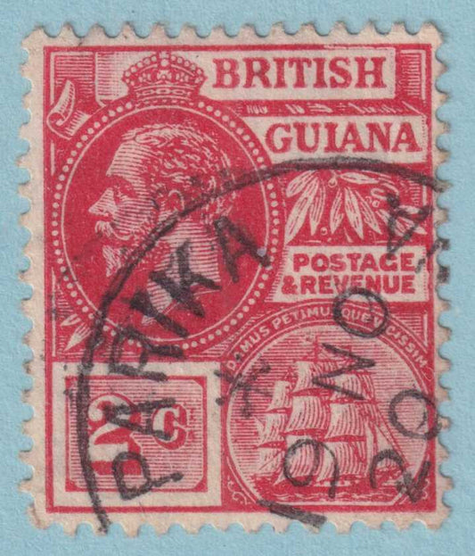 BRITISH GUIANA 179  USED - "PARIKA" CANCEL - NO FAULTS VERY FINE! - ZRB