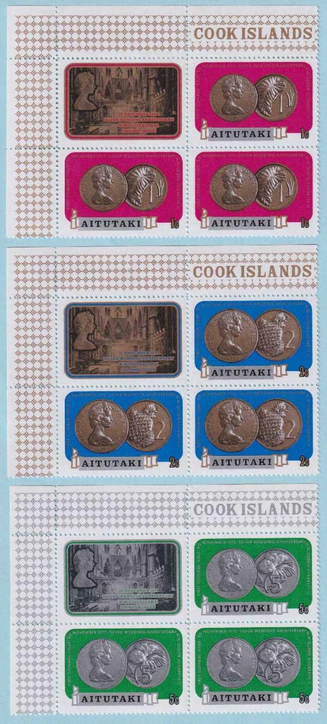 AITUTAKI 66 - 72  MINT NEVER HINGED OG ** NO FAULTS VERY FINE! - L998