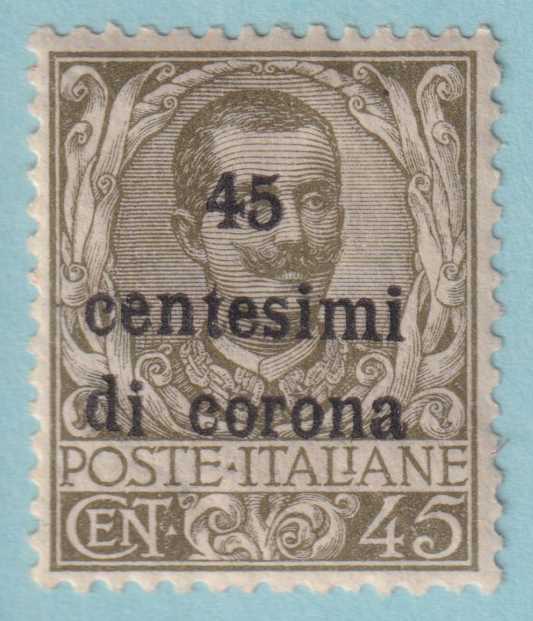 AUSTRIA – ITALIAN OCCUPATION N71  MINT HINGED OG * RAISED "D" VARIETY - OHZ