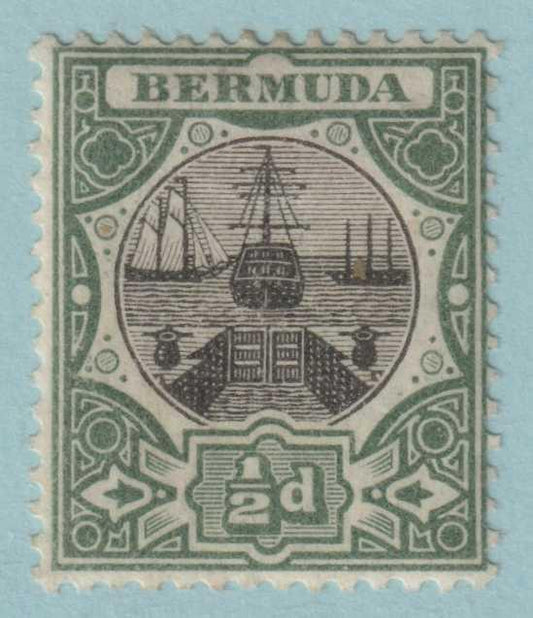 BERMUDA 32  MINT HINGE REMNANT OG * NO FAULTS VERY FINE! - TFF