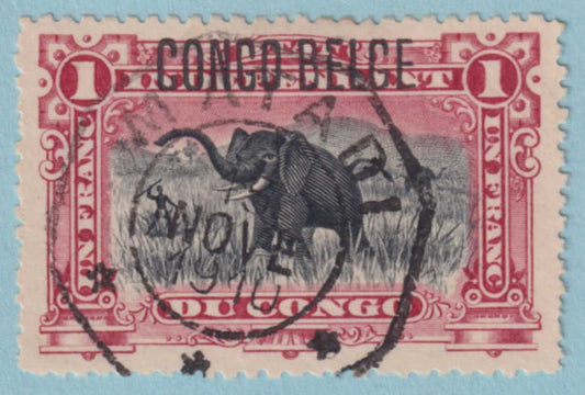 BELGIAN CONGO 37  USED - NICE SON CANCEL - NO FAULTS VERY FINE! - TVR