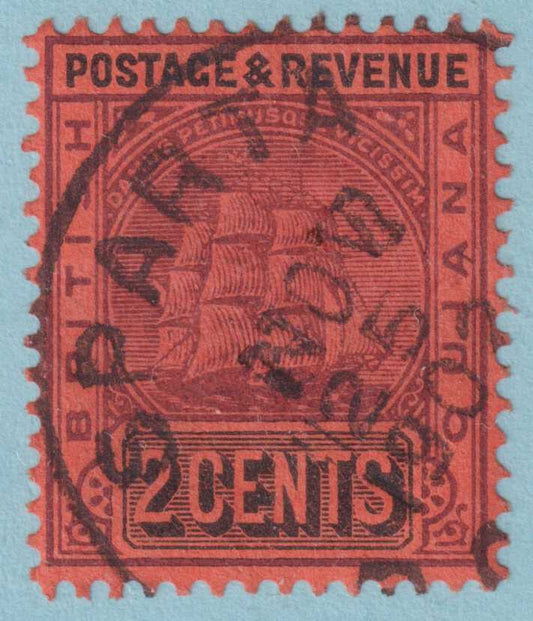 BRITISH GUIANA 134  USED - "SPARTA" CANCEL - NO FAULTS VERY FINE! - ZGT