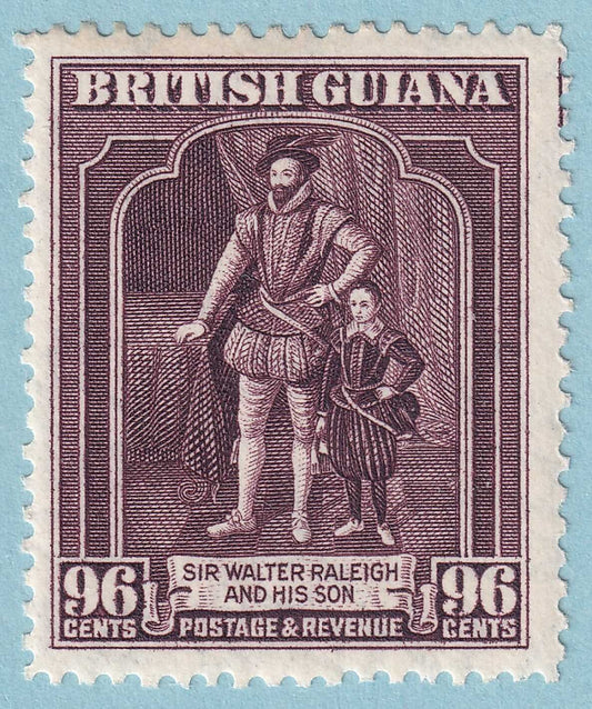 BRITISH GUIANA 238 MINT HINGED OG*  NO FAULTS VERY FINE!  MJK