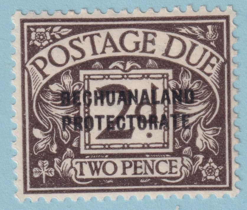 BECHUANALAND PROTECTORATE J3 POSTAGE DUE  MINT HINGED OG * VERY FINE! - NCN