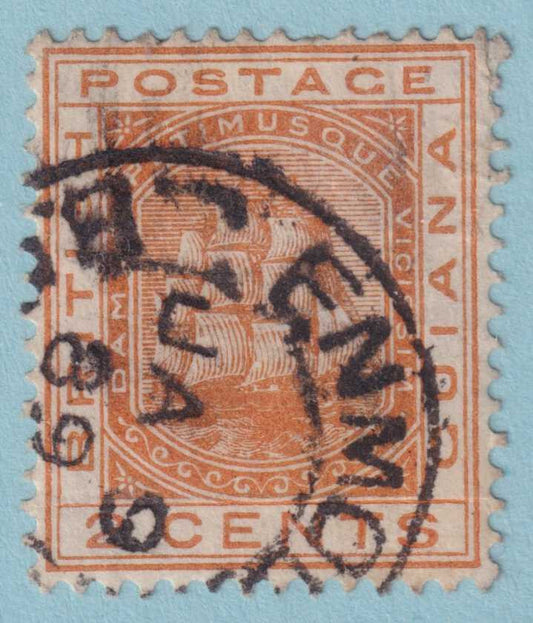 BRITISH GUIANA 108  USED - "ENMORE"  CANCEL - NO FAULTS VERY FINE! - QNA