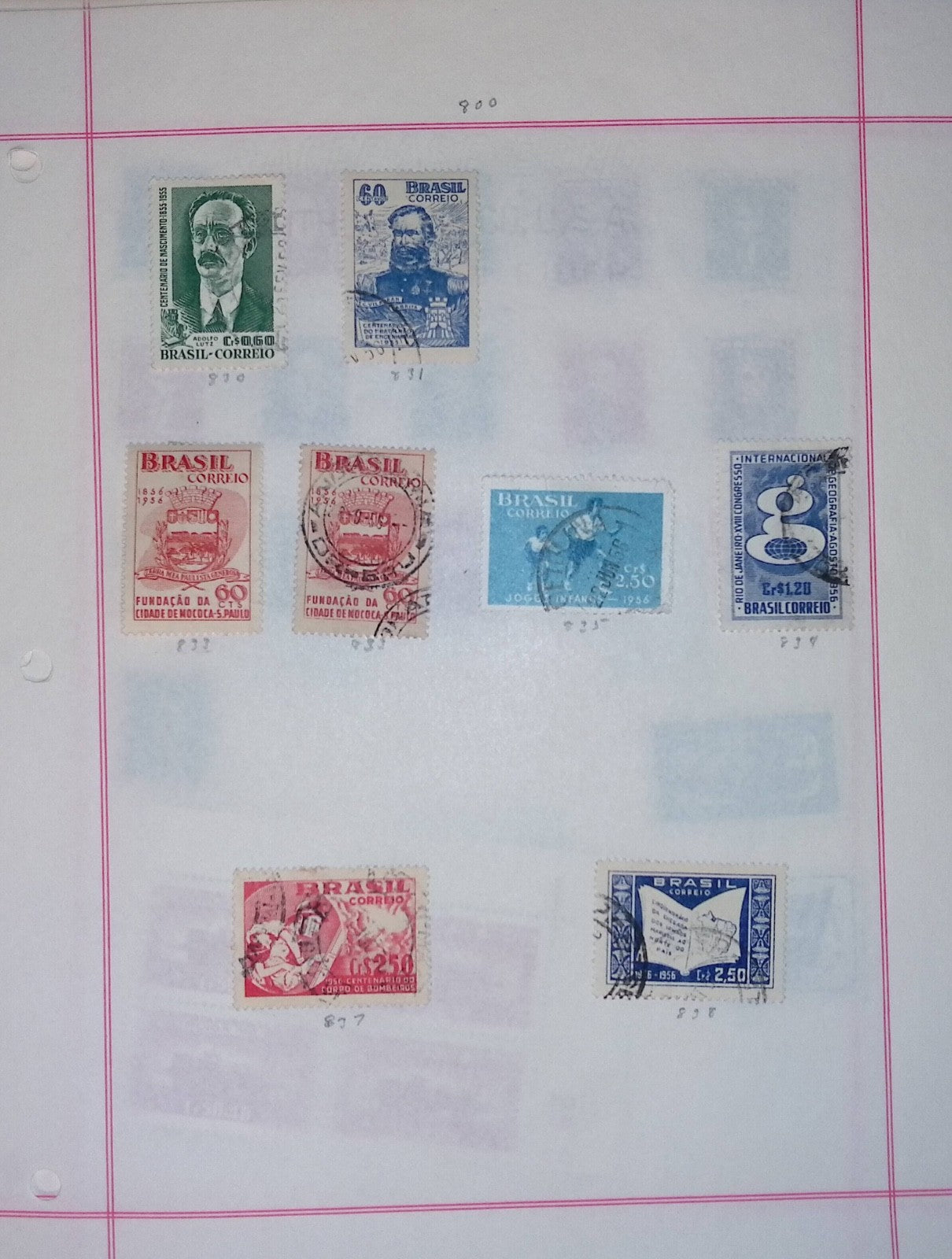 BRAZIL STRONG OLD COLLECTION ON ALBUM PAGES ON 81 PAGES! UNCHECKED! Q142