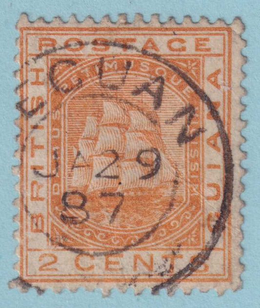 BRITISH GUIANA 108  USED - "LEGUAN" CANCEL - NO FAULTS VERY FINE! - LLA