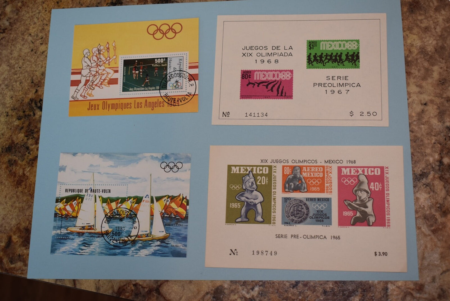 48 OLYMPIC SOUVENIR SHEETS  ALL SHEETS PICTURED BIN 873