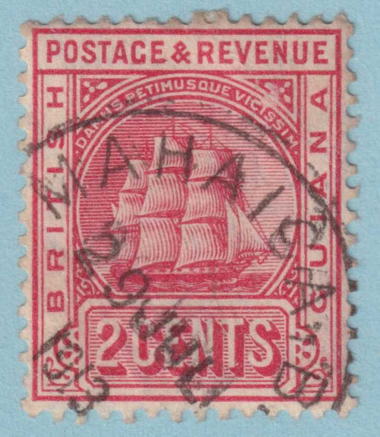 BRITISH GUIANA 172b  USED - "MAHAICA" CANCEL - NO FAULTS VERY FINE! - QQG