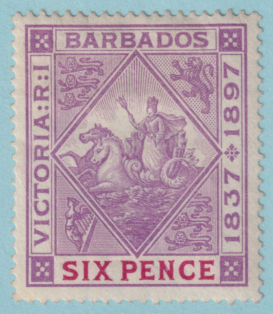 BARBADOS 86  MINT HINGED OG * NO FAULTS VERY FINE! - ZNX