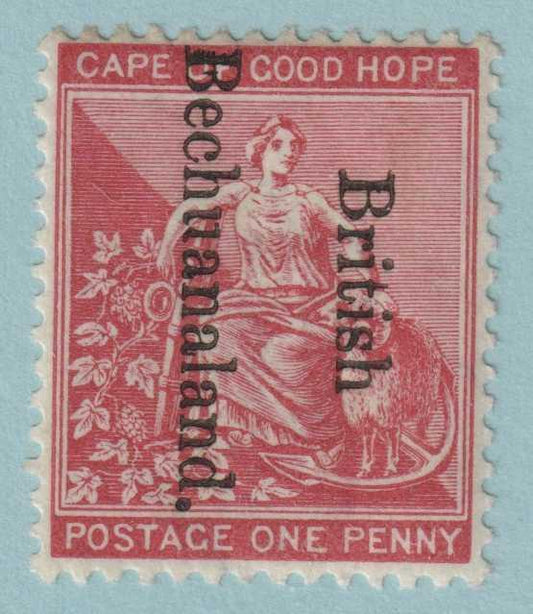 BRITISH BECHUANALAND 38  MINT HINGED OG * BROKEN "U" VARIETY - VERY FINE! - TGA