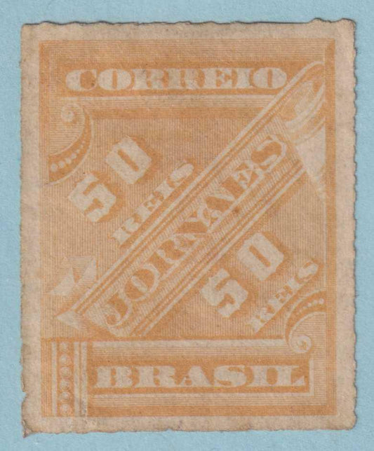 BRAZIL P3 NEWSPAPER STAMP  USED - NO FAULTS EXTRA FINE! - KAP
