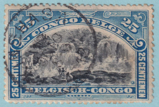 BELGIAN CONGO 49  USED - KINSHASA CANCEL - NO FAULTS VERY FINE! - DXS