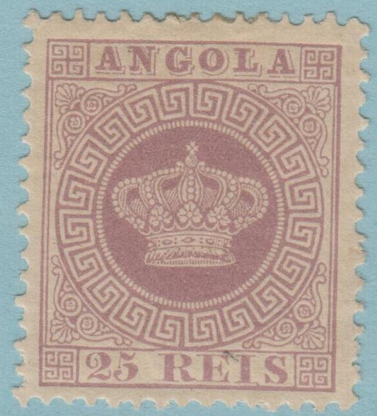 ANGOLA 12  MINT HEAVY HINGED OG * NO FAULTS EXTRA FINE! - VHK