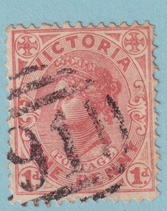 AUSTRALIA VICTORIA ALBERTON POSTMARK CANCELS  RATED (S) BY FREEMAN!   KDW
