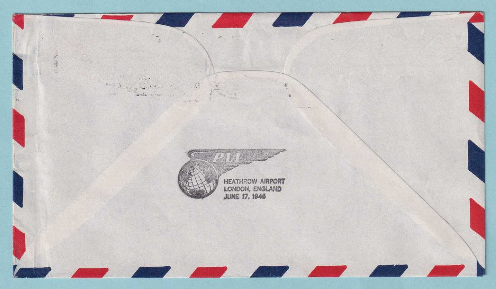BELGIUM 1946 FIRST FLIGHT COVER BRUSSELS TO LONDON ENGLAND - CV366