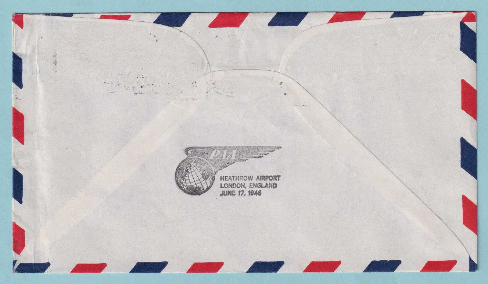 BELGIUM 1946 FIRST FLIGHT COVER BRUSSELS TO LONDON ENGLAND - CV366