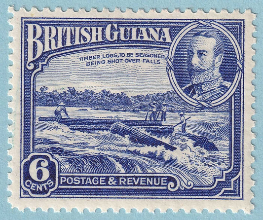 BRITISH GUIANA 214 MINT HINGED OG*  NO FAULTS VERY FINE!  MLI