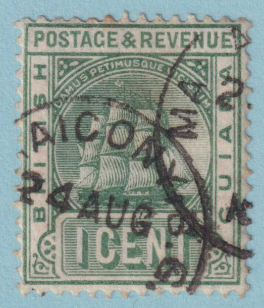 BRITISH GUIANA 160  USED - "MAHAICONY" CANCEL - NO FAULTS VERY FINE! - AYN