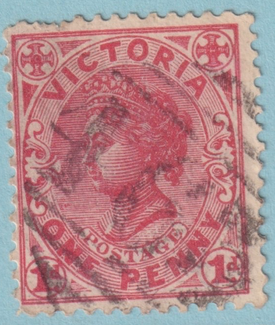 AUSTRALIA VICTORIA TEESDALE 463 CANCEL POSTMARK RATED (S)  BY FREEMAN!  KHU
