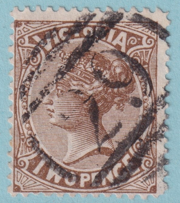 AUSTRALIA VICTORIA  USED NO FAULTS CAVENDISH 29 TYPE 2 CANCEL FREEMAN SCARCE FCU