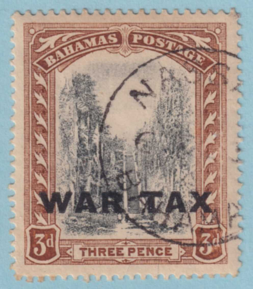 BAHAMAS MR10 WAR TAX  USED - NO FAULTS VERY FINE! - GML