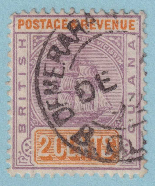 BRITISH GUIANA 132  USED - "DEMERARA" CANCEL - NO FAULTS VERY FINE! - JGG