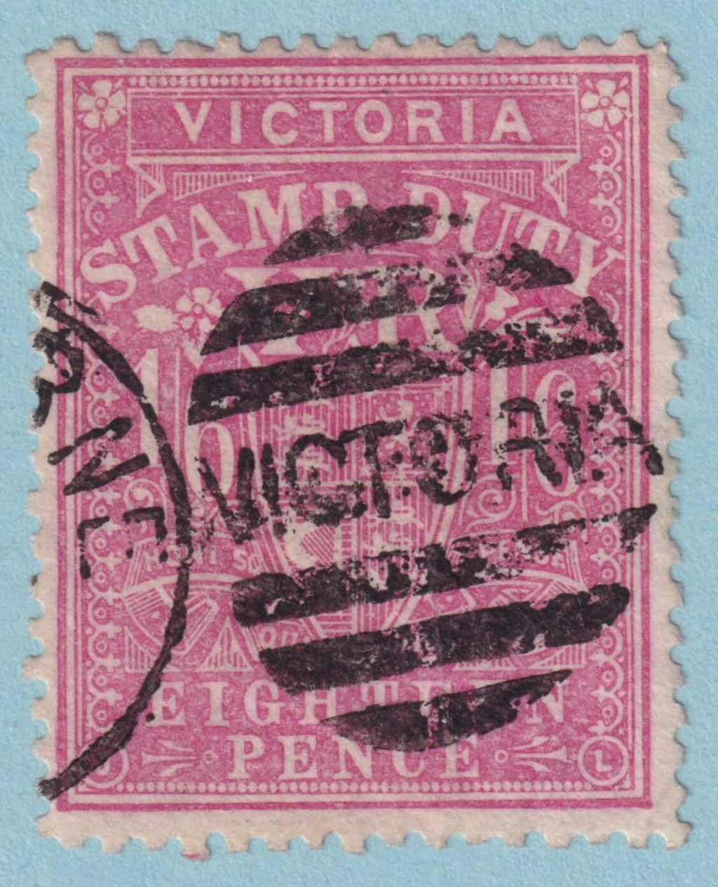 AUSTRALIAN STATES - VICTORIA AR14a USED NO FAULTS VERY FINE! ANI
