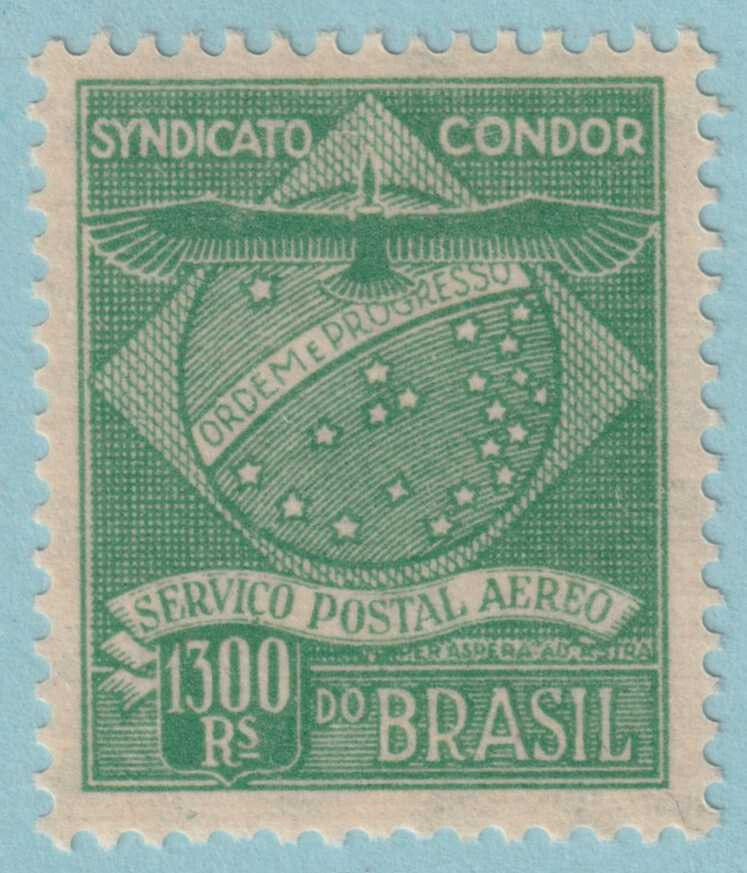 BRAZIL 1CL4 AIRMAIL SEMI-OFFICIAL  MINT HINGED OG * CONDOR SYNDICATE - MUM