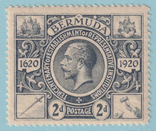 BERMUDA 74 MINT HINGED OG*  NO FAULTS VERY FINE! - HWZ