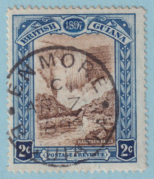 BRITISH GUIANA 153  USED - "ENMORE"  CANCEL - NO FAULTS VERY FINE! - QPO