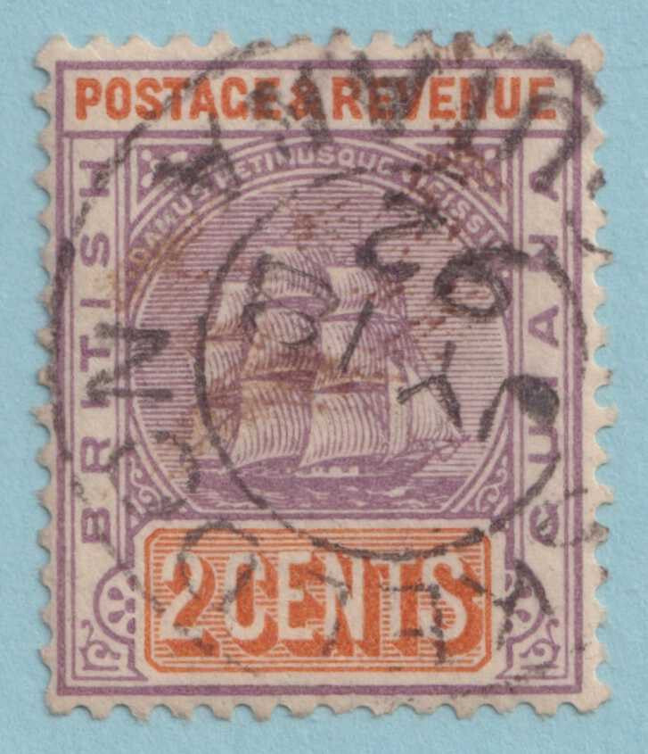 BRITISH GUIANA 132  USED - "SKELDON" CANCEL - NO FAULTS VERY FINE! - GJJ