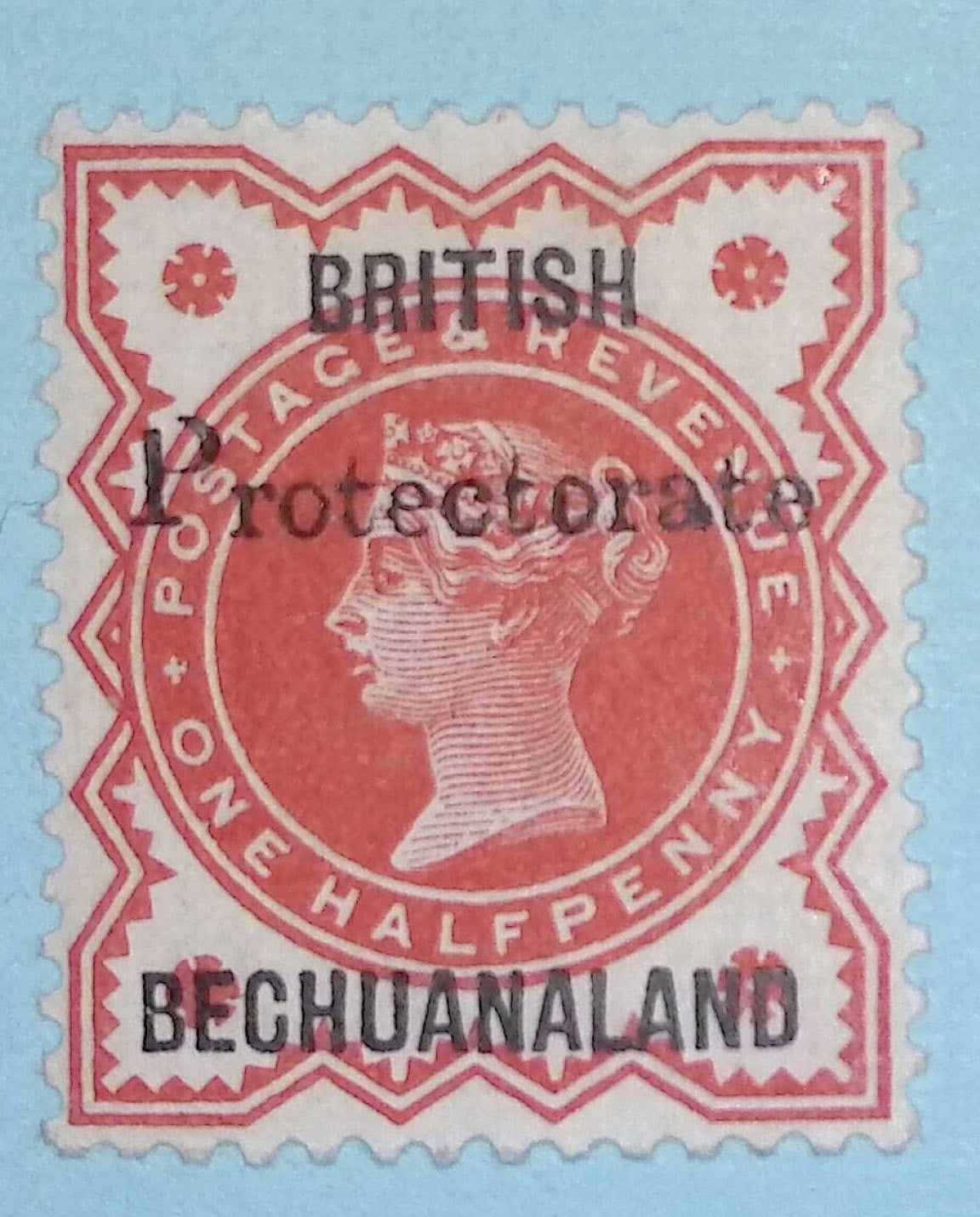BECHUANALAND PROTECTORATE 52 MINT HINGED OG* VARIETY BREAK IN P!        LCX