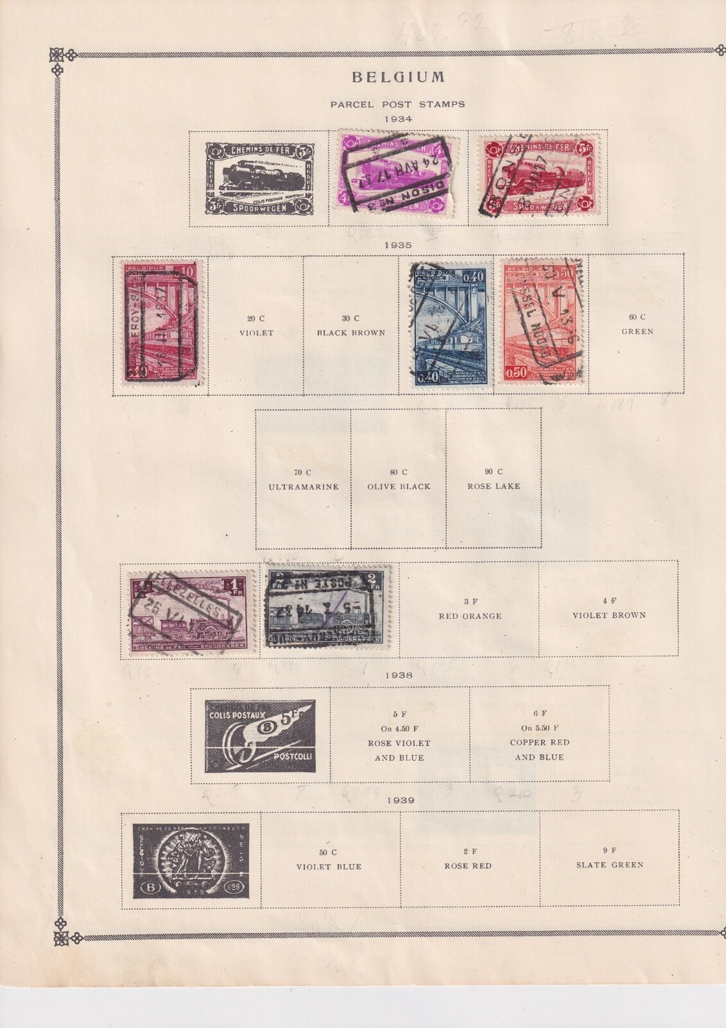 BELGIUM OLD STRONG COUNTRY COLLECTION ON ALBUM PAGES MINT AND USED BIN AAD