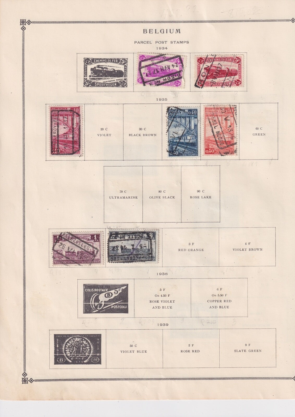 BELGIUM OLD STRONG COUNTRY COLLECTION ON ALBUM PAGES MINT AND USED BIN AAD