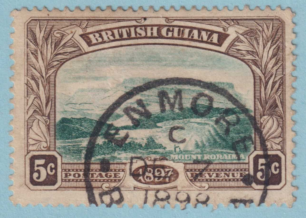 BRITISH GUIANA 154  USED - "ENMORE"  CANCEL - NO FAULTS VERY FINE! - VIB